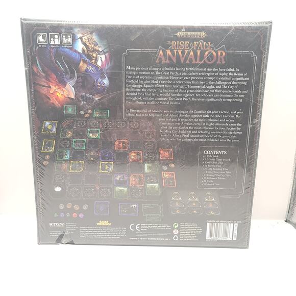 Wizkids Warhammer Age of Sigmar The Rise & Fall of Anvalor Sealed New Card Game - Picture 2 of 6